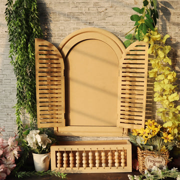 Arch with Beaded Planter Name Plate